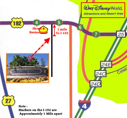 Indian Creek Location close to Walt Disney World